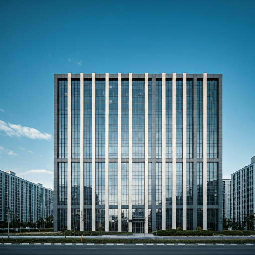 Modern high-rise corporate office building exterior